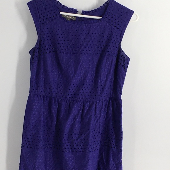 ⬇️$35 Roz & Ali Blue Eyelet Back Zip Dress… - Picture 2 of 7